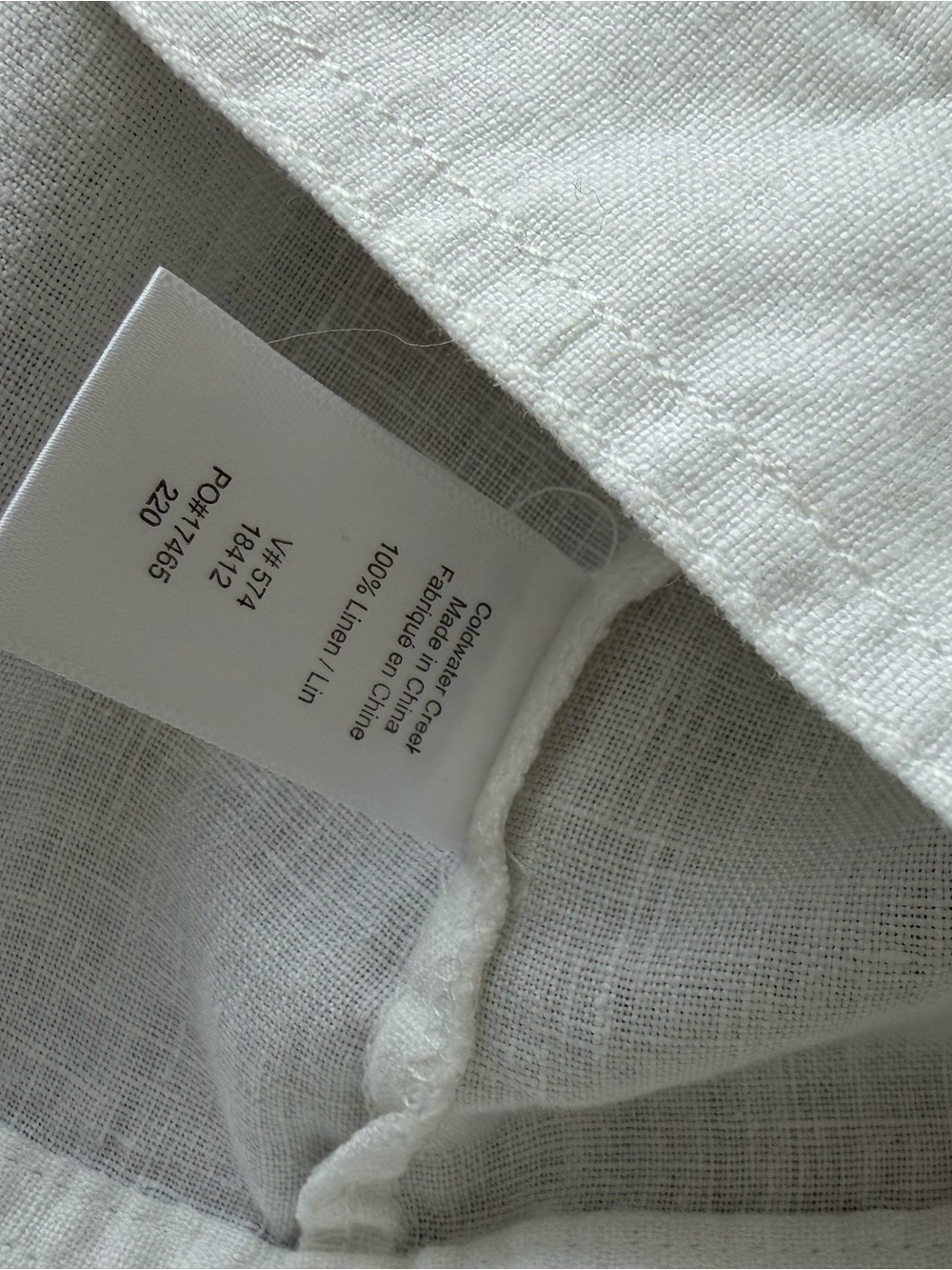 Coldwater Creek Journeys Lightweight Washable Linen Jacket 3X - Picture 7 of 11